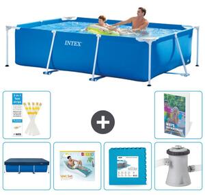 Piscina fuori terra rettangolare - 260x160x65 cm - composta da 5 elementi, modello S129