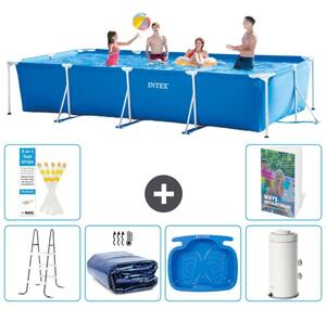 Piscina fuori terra rettangolare - 450x220x84 cm - composta da 5 elementi, modello S144