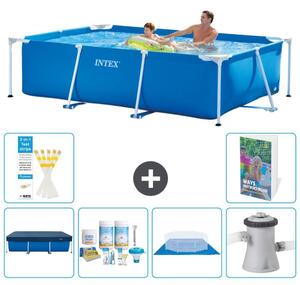 Piscina fuori terra rettangolare - 260x160x65 cm - 5 pezzi, modello S77