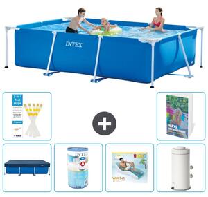 Piscina fuori terra rettangolare - 300x200x75 cm - composta da 5 elementi - modello S113