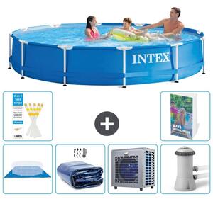Piscina fuori terra a struttura - 366x76 cm - 5 pezzi - Modello S124