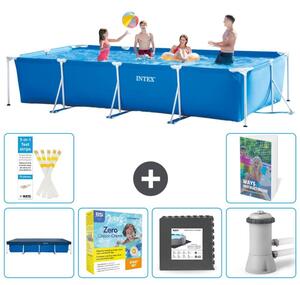 Piscina fuori terra rettangolare - 450x220x84 cm - Struttura in 5 parti, modello S85