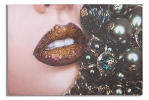 Stampa Su Tela Beautiful LipsCm 80X3,8X120- Mauro Ferretti