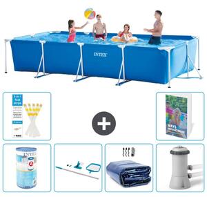 Piscina fuori terra rettangolare - 450x220x84 cm - 5 pezzi, modello S20