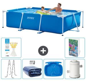 Piscina fuori terra rettangolare - 260x160x65 cm - composta da 5 elementi - modello S144