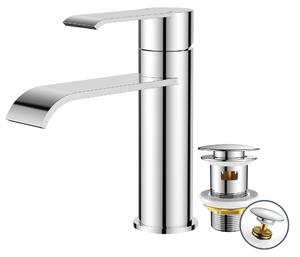 Rubinetto per lavabo miscelatore bagno - Nero - Doccetta estraibile - 170 mm di altezza - Per bagno e WC
