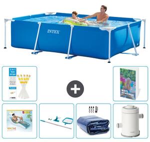 Piscina fuori terra rettangolare - 260x160x65 cm - composta da 5 elementi, modello S96