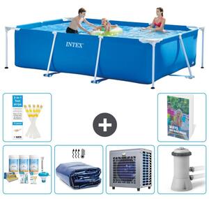 Piscina fuori terra rettangolare - 300x200x75 cm - composta da 5 elementi - modello S128