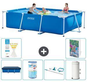 Piscina fuori terra rettangolare - 300x200x75 cm - composta da 5 elementi, modello S130