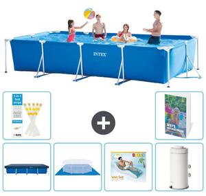 Piscina fuori terra rettangolare - 450x220x84 cm - composta da 5 elementi - modello S148