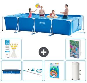 Piscina fuori terra rettangolare - 450x220x84 cm - composta da 5 elementi - modello S151