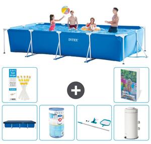 Piscina fuori terra rettangolare - 450x220x84 cm - composta da 5 elementi, modello S130