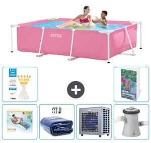 Piscina fuori terra rettangolare - 220x150x60 cm - composta da 5 elementi - modello S112
