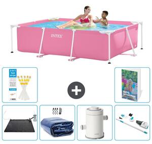 Piscina fuori terra rettangolare - 220x150x60 cm - composta da 5 elementi, modello S78