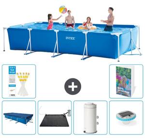 Piscina fuori terra rettangolare - 450x220x84 cm - Struttura in 5 parti, modello S76