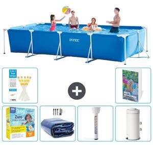 Piscina fuori terra rettangolare - 450x220x84 cm - 5 pezzi - Modello S10