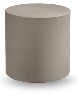 Pouf Blok in polietilene CILINDRO per interno ed Esterno Dimensioni 45x h45 cm dalle molteplici funzionalit� colore Ambra