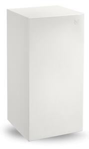 Pouf Blok in polietilene ALTO per interno ed Esterno Dimensioni 42x42xh 85 cm dalle molteplici funzionalit� colore Bianco Perla