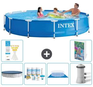 Piscina autoportante rettangolare - 366x76 cm - composta da 5 parti - modello S77