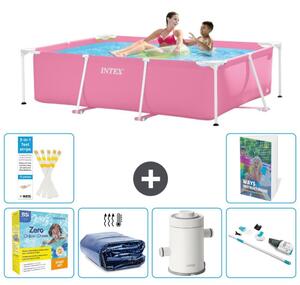 Piscina fuori terra rettangolare - 220x150x60 cm - composta da 5 elementi, modello S22