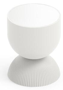 Tavolino con Piano in polietilene Polifunzionale ILLO Dimensioni 35x h 45 cm -Portata massima 120 kg utilizzabile tavolino bianco perla
