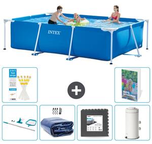 Piscina fuori terra rettangolare - 300x200x75 cm - composta da 5 elementi, modello S43