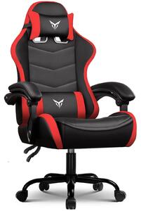 Sedia da gaming - XGC02 - Ergonomica - Regolabile in altezza - Rotazione a 360° - Braccioli - Rotelle - Struttura in metallo - Blu navy