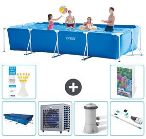 Piscina fuori terra rettangolare - 450x220x84 cm - composta da 5 elementi - modello S139