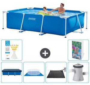 Piscina fuori terra rettangolare - 260x160x65 cm - 5 pezzi, modello S40