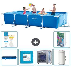 Piscina fuori terra rettangolare - 450x220x84 cm - composta da 5 parti - modello S116