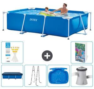 Piscina fuori terra rettangolare - 260x160x65 cm - composta da 5 elementi, modello S140