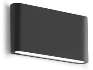 Gea Luce GES881C nero lampada da parete per esterno 3000K