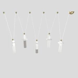 Masiero Nappe C5 lampadario led a sospensione 5 luci