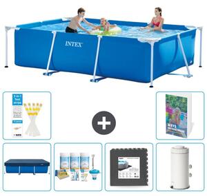 Piscina fuori terra rettangolare - 300x200x75 cm - composta da 5 elementi, modello S64