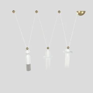 Masiero Nappe C3 lampadario cucina 3 luci dimmerabile bianco