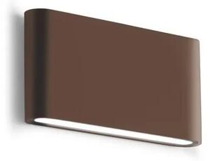 Gea Luce GES882C ruggine lampada da parete per esterno 3000K