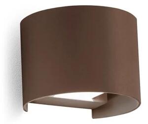 Gea Luce GES874C ruggine lampada da parete per esterno 3000K