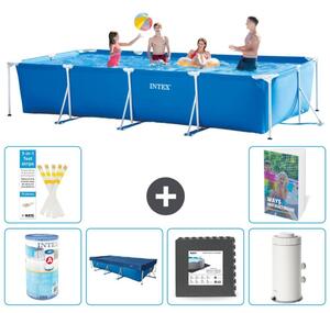 Piscina fuori terra rettangolare - 450x220x84 cm - composta da 5 elementi - modello S142