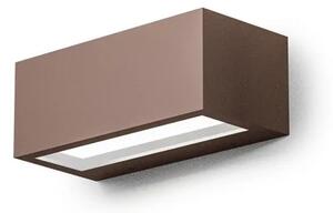 Gea Luce GES972C ruggine lampada da parete per esterno 3000K