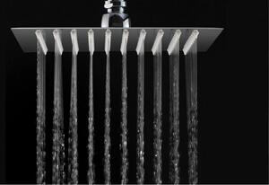 Soffione doccia a pioggia in acciaio inossidabile DPG2023 ultrapiatto - 20 x 20 cm