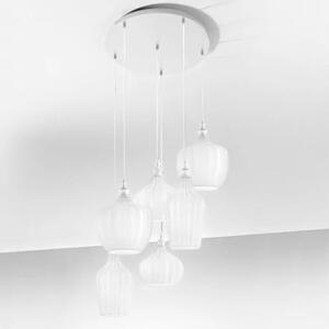 Gea Luce Cleofe S/6 lampadario cucina 6 luci bianco