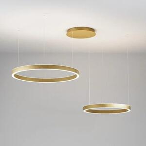 Gea Luce Criseide Ss/2D Oro Spazzolato lampada a sospensione