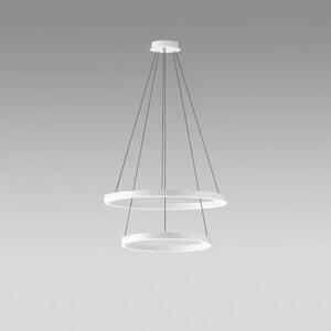 Gea Luce Criseide S/2P Bianco lampada a sospensione
