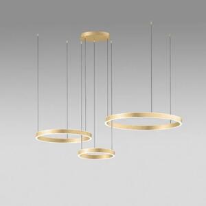 Gea Luce Criseide S/3D Oro Spazzolato lampada a sospensione
