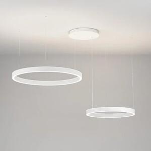 Gea Luce Criseide Ss/2D Bianco lampada a sospensione