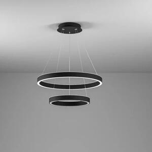 Gea Luce Criseide S/2P Nero lampada a sospensione