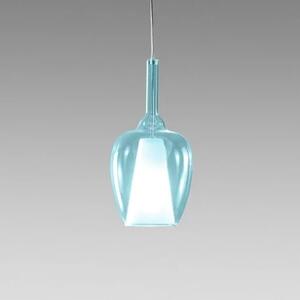 Gea Luce Ofelia S/10 Blu-Trasparente lampada a sospensione