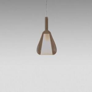 Gea Luce Ofelia S/11 Mini Ambra Fume Trasparente lampada a sospensione