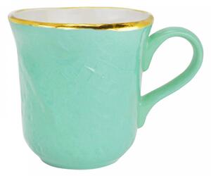 Mug in Ceramica - Set 4 pz - Preta Oro - Arcucci Verde Tiffany
