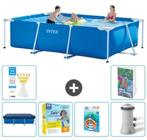 Piscina fuori terra rettangolare - 300x200x75 cm - composta da 5 elementi, modello S57